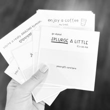 Load image into Gallery viewer, the mini {gift card} pack