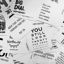 Load image into Gallery viewer, the mini {birthday} pack